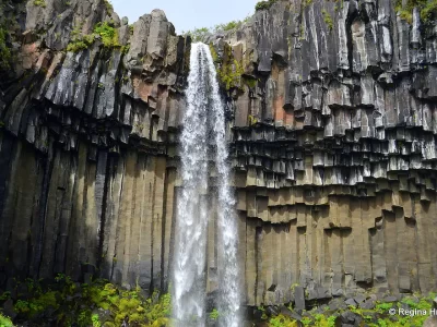 Svartifoss waterfall Svartifoss waterfall
