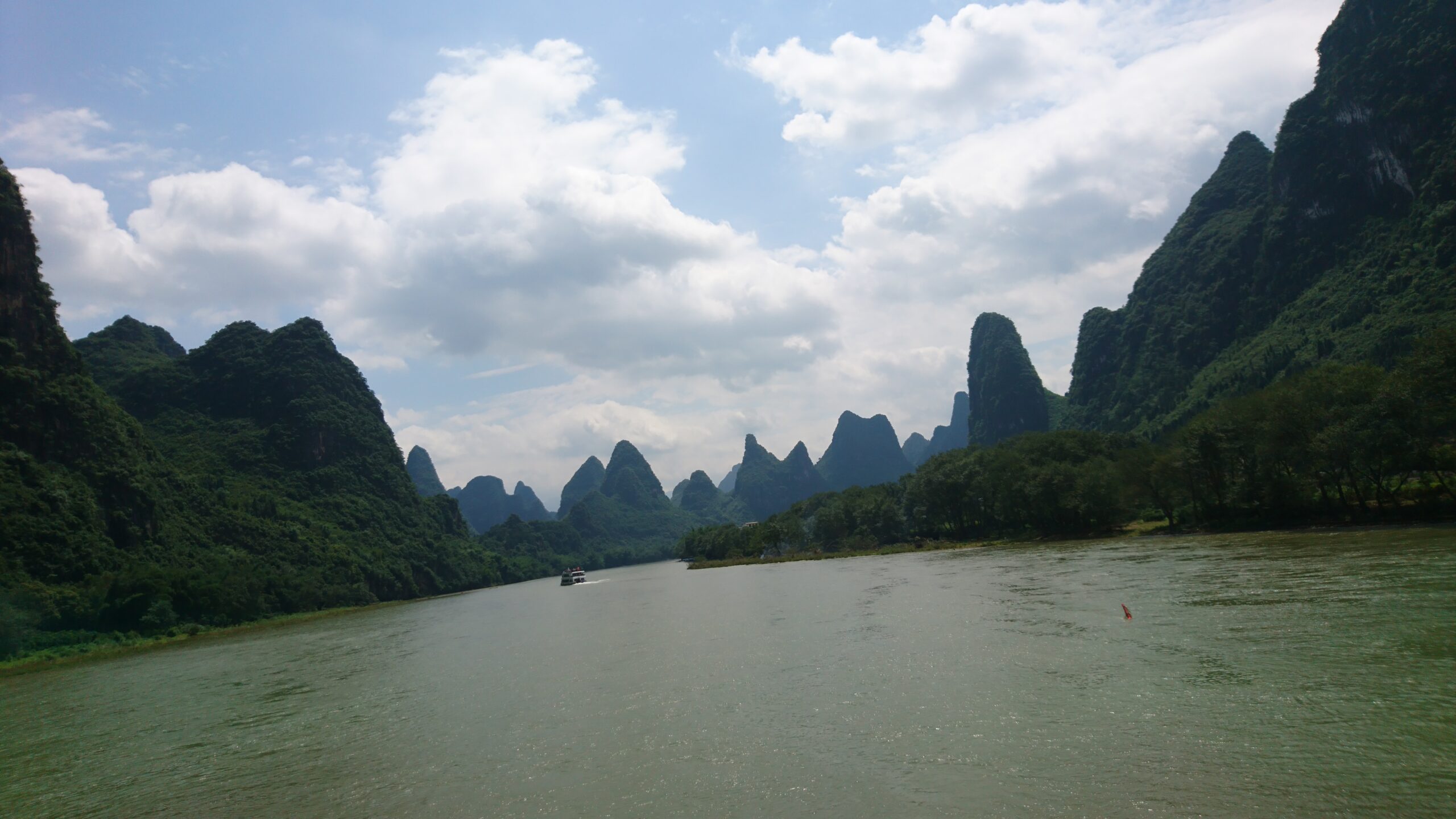 Gorgeous Karst mountains on Li river