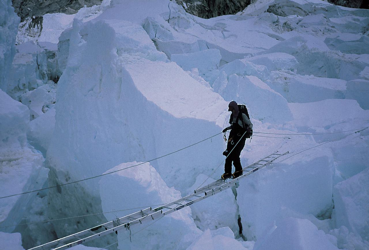 Karla on the Everest climb
